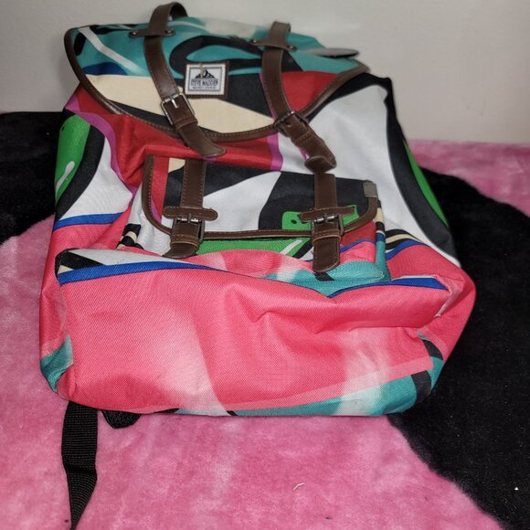 Steve Madden Multicolored Large Drawstring Backpack - Picture 5 of 7